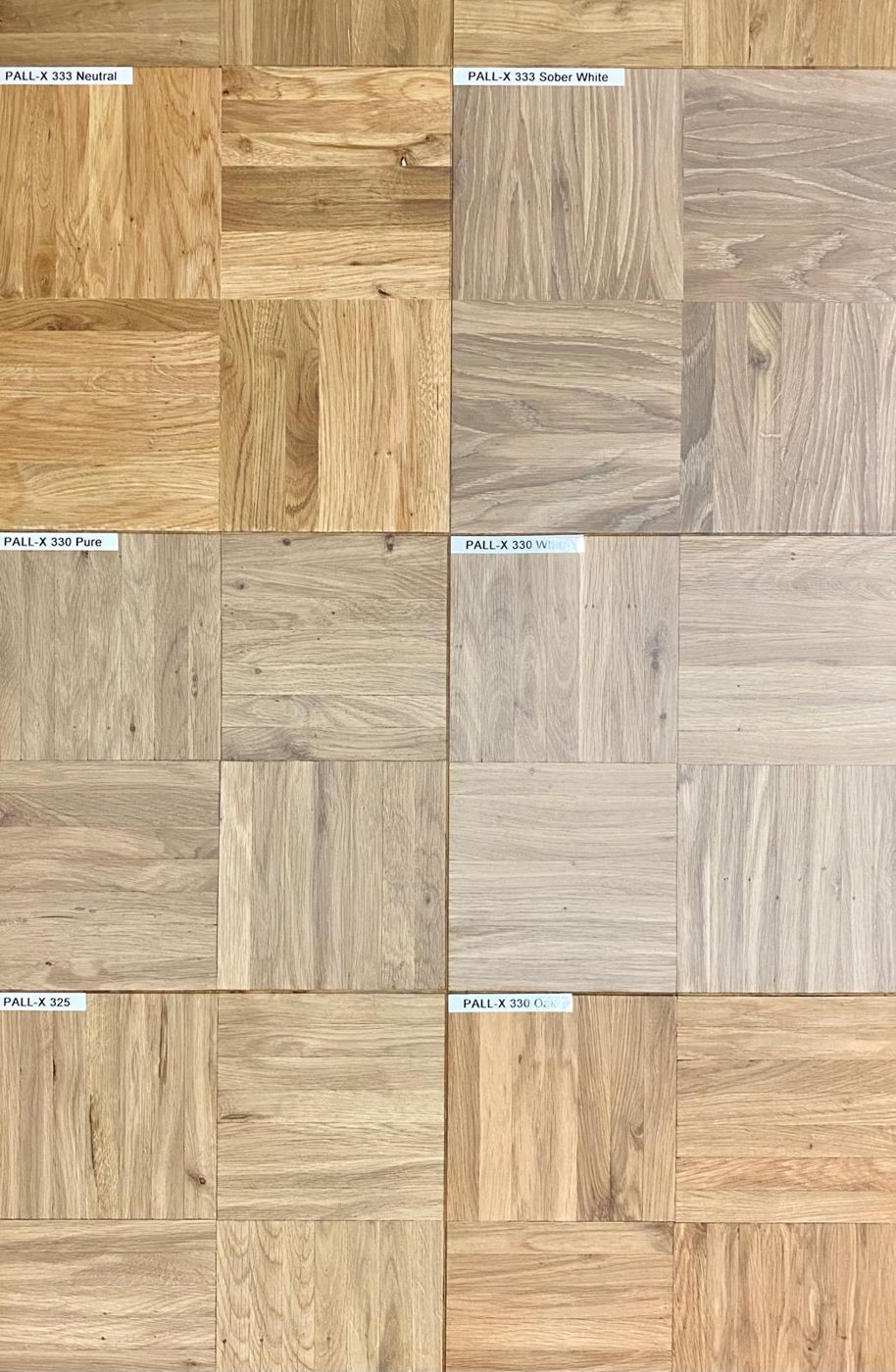 Mustertafel mit Pallmann Grundierungen PALL-X 333, 330 und 325 im Vergleich